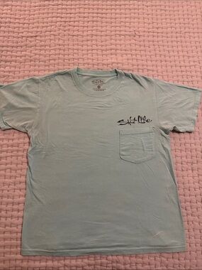 Salt Life Short-Sleeve Pocket Tee in Seafoam
